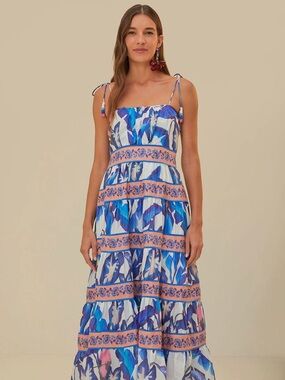 Farm Rio / Foliage Midi Dress